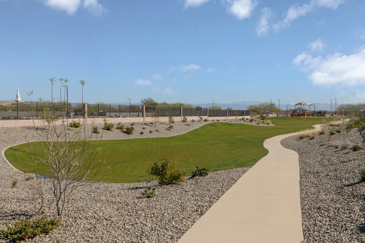 Community walking path