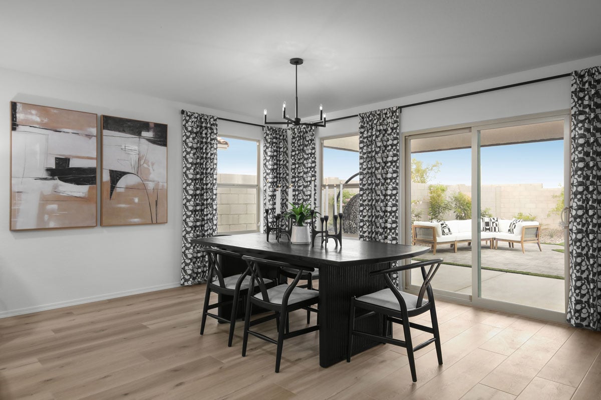 Dining area off great room