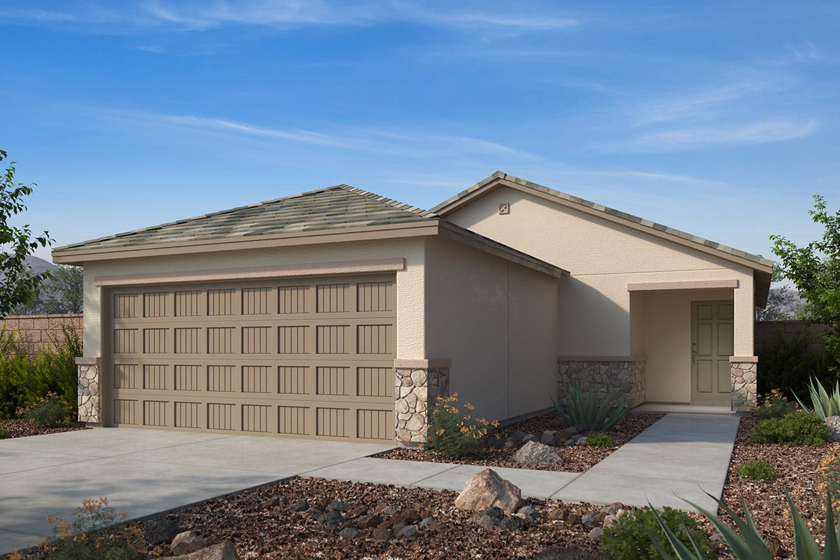 Exterior C with optional stone