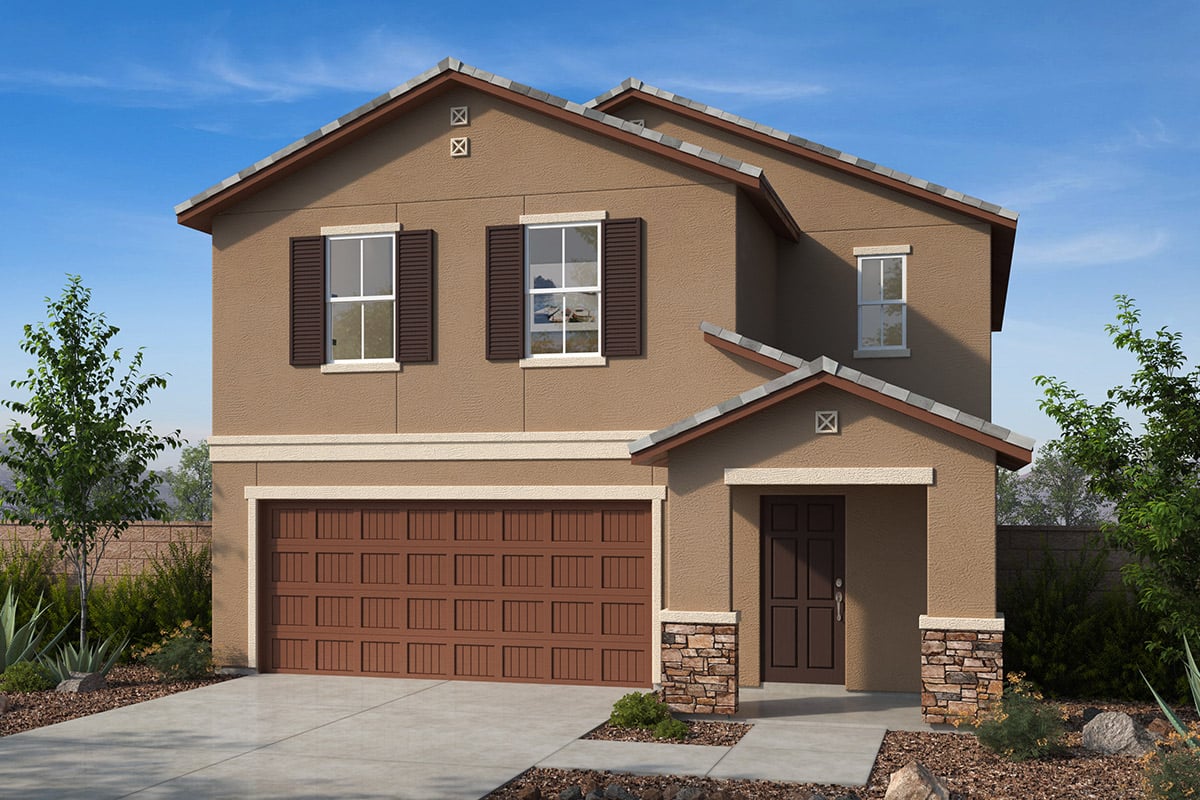 Exterior C with optional stone