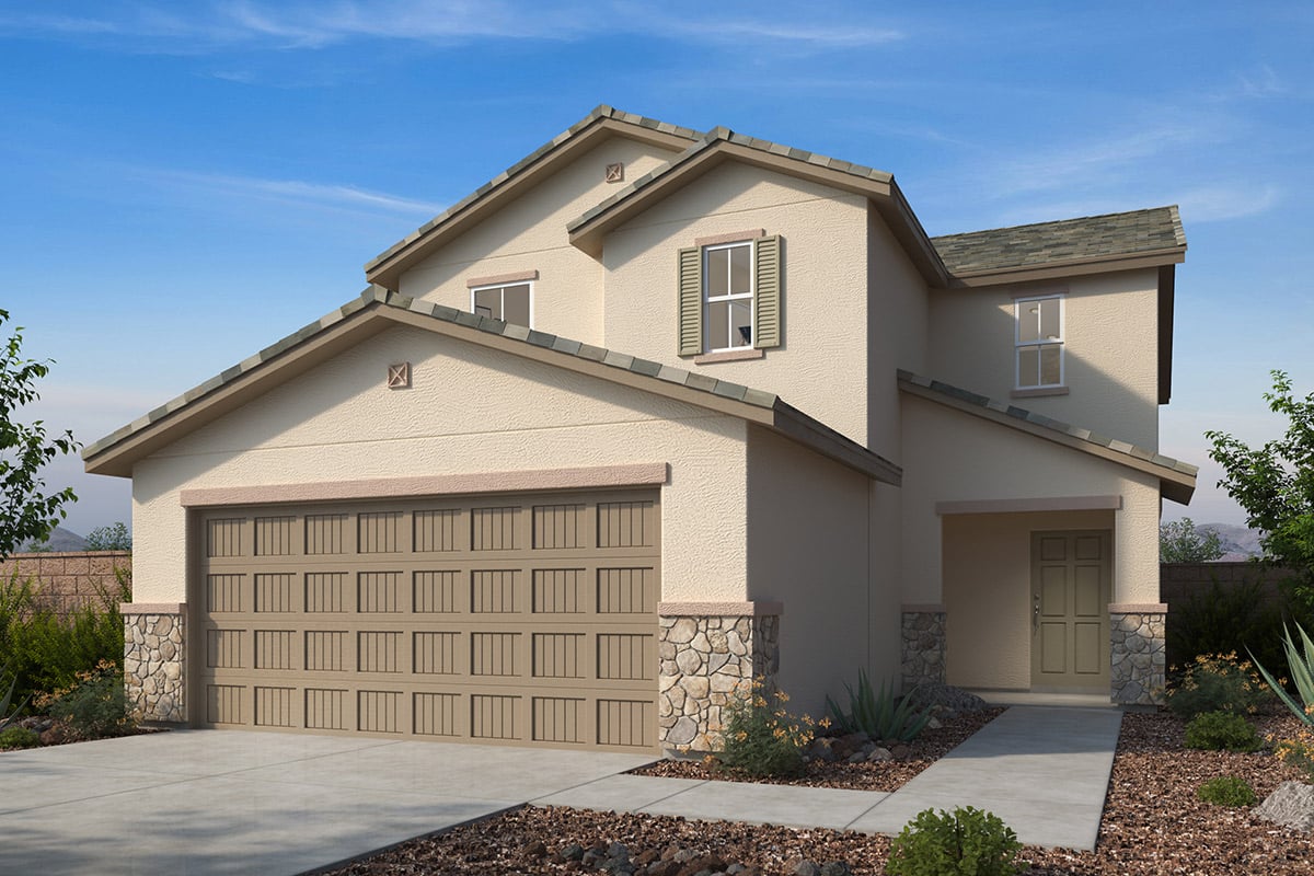 Exterior C with optional stone