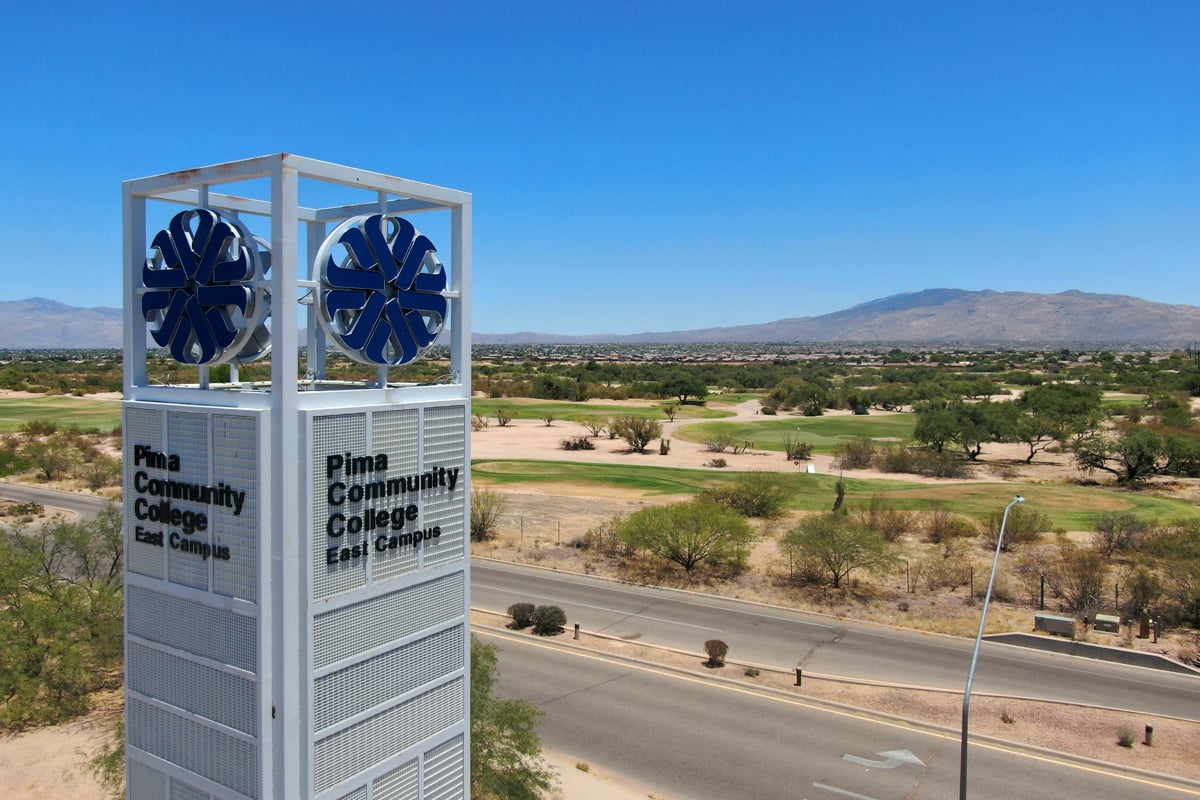Just 4 minutes to Pima Community College East Campus 