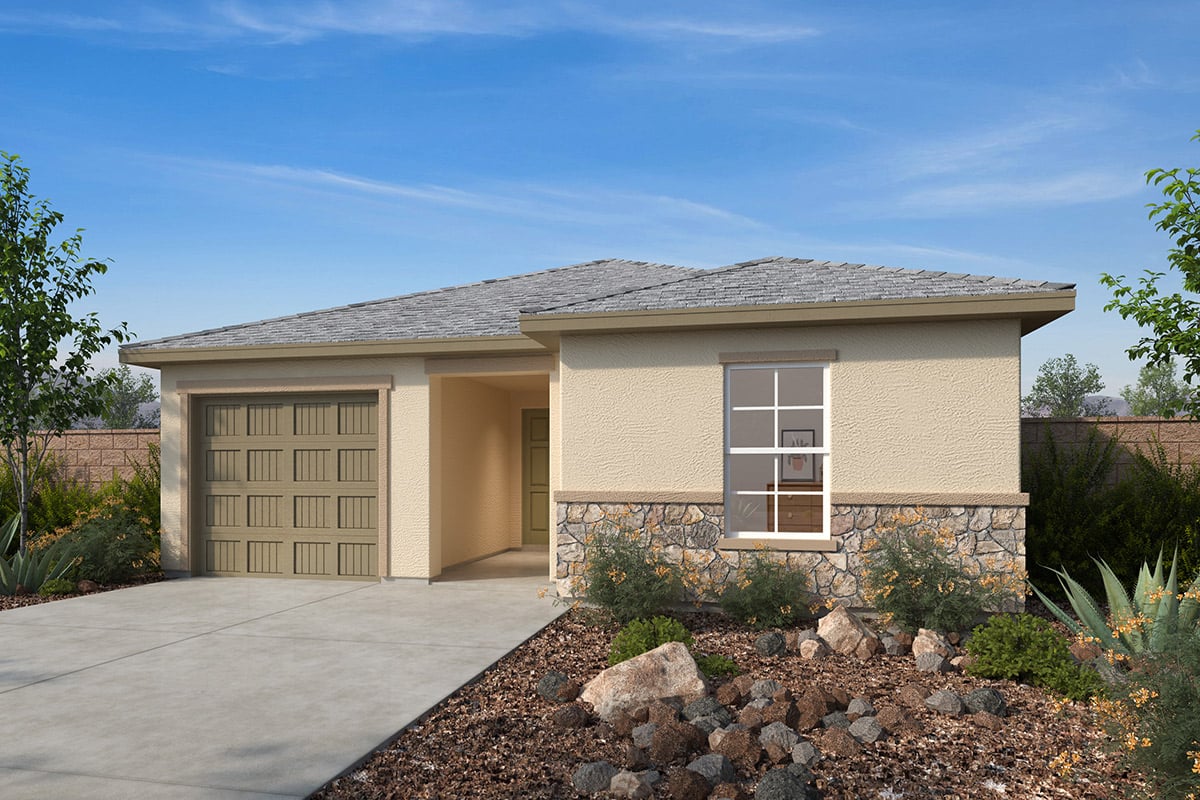 Exterior C with optional stone