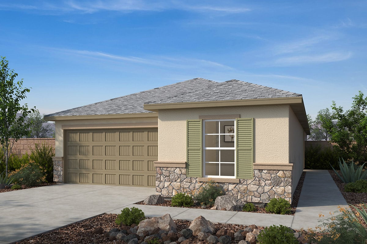 Exterior C with optional stone