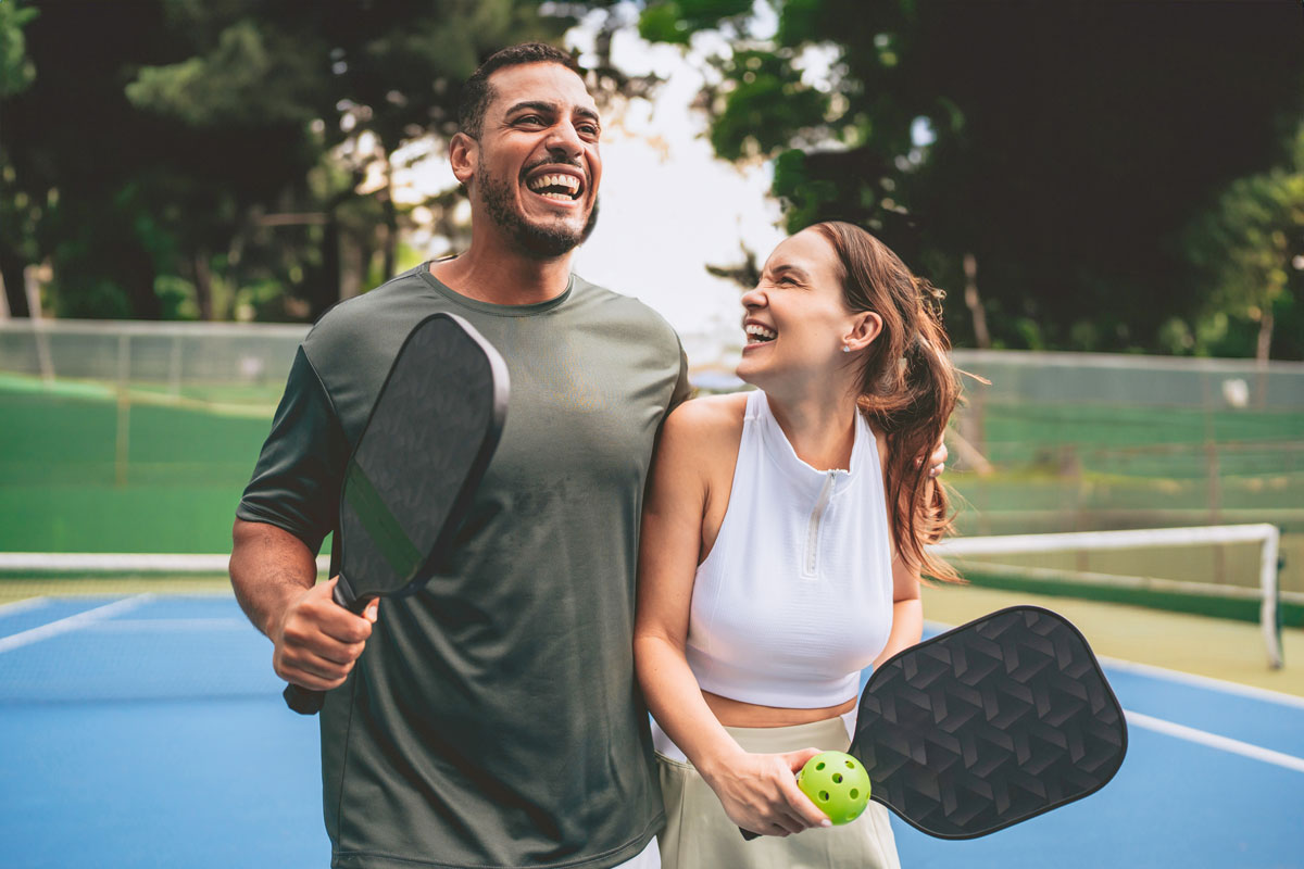 Planned community pickleball courts at Club Del Toro