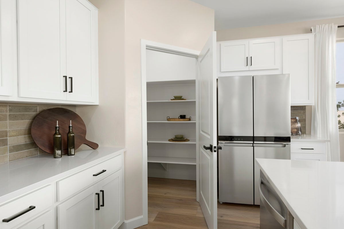 Walk-in kitchen pantry