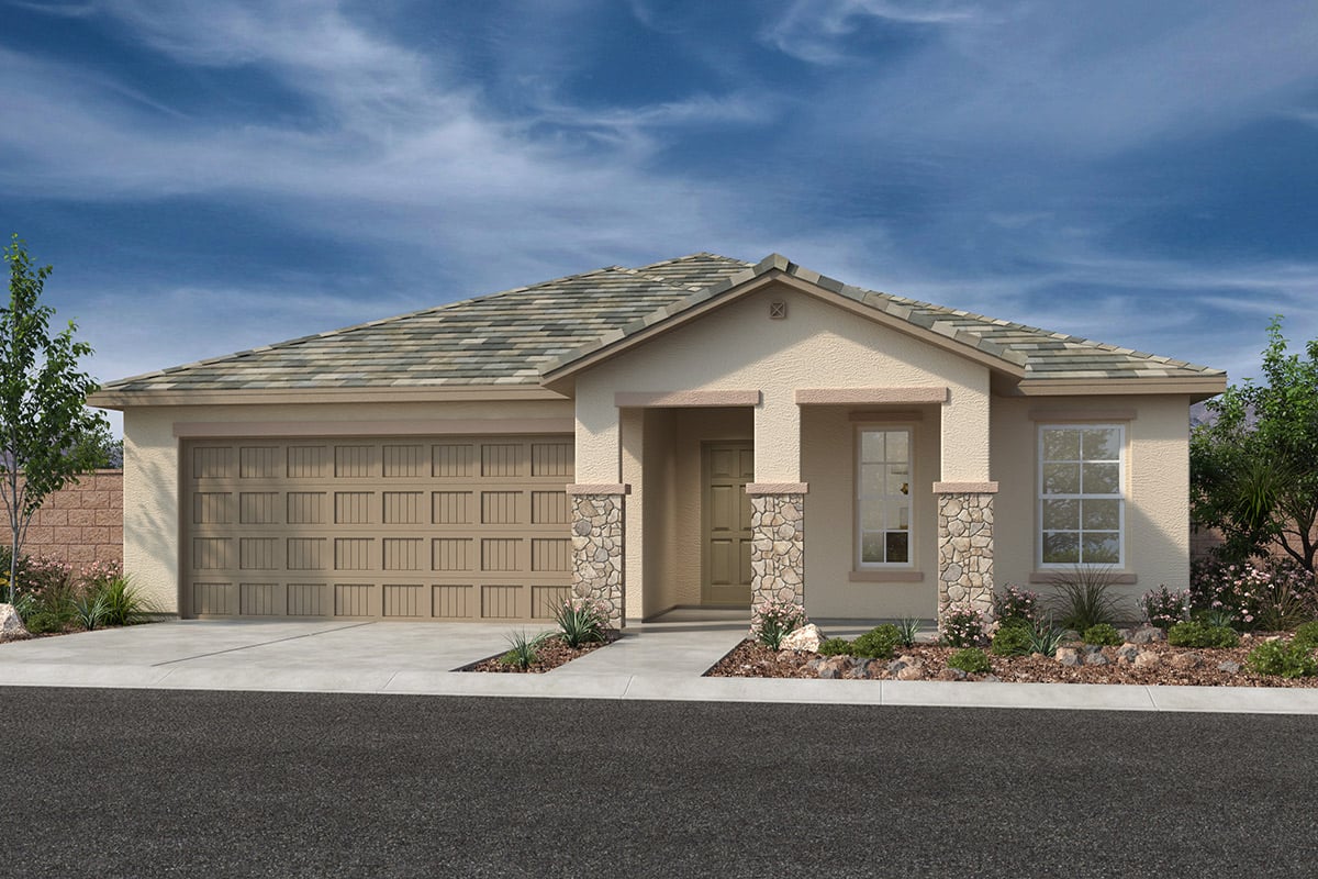 Exterior C with optional stone