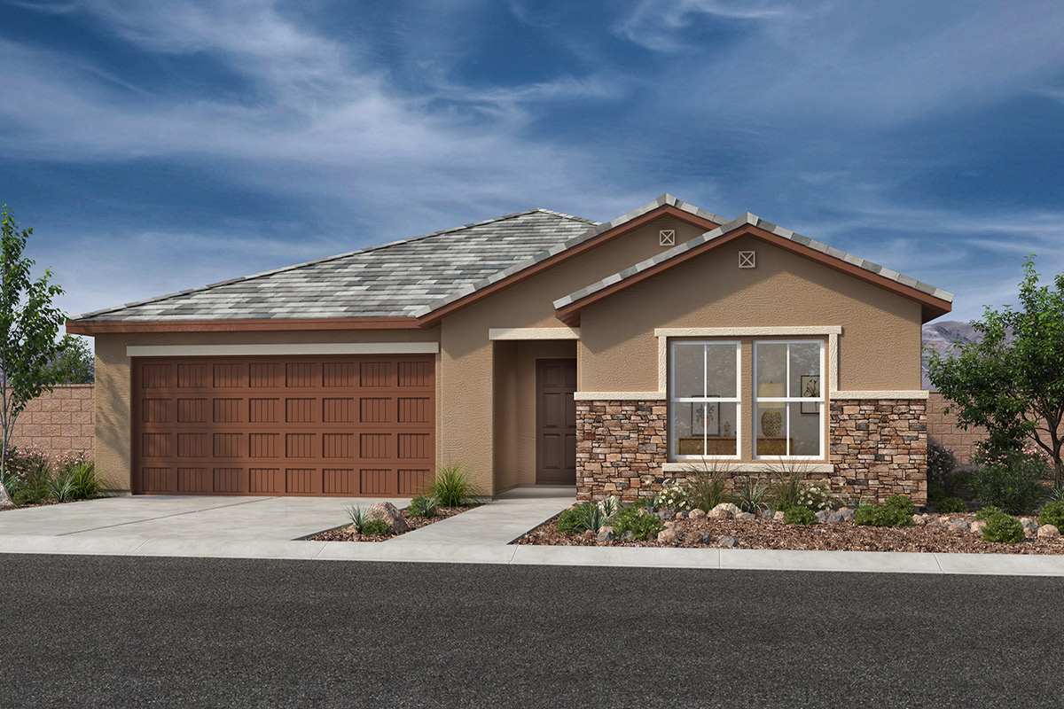 Exterior C with optional stone