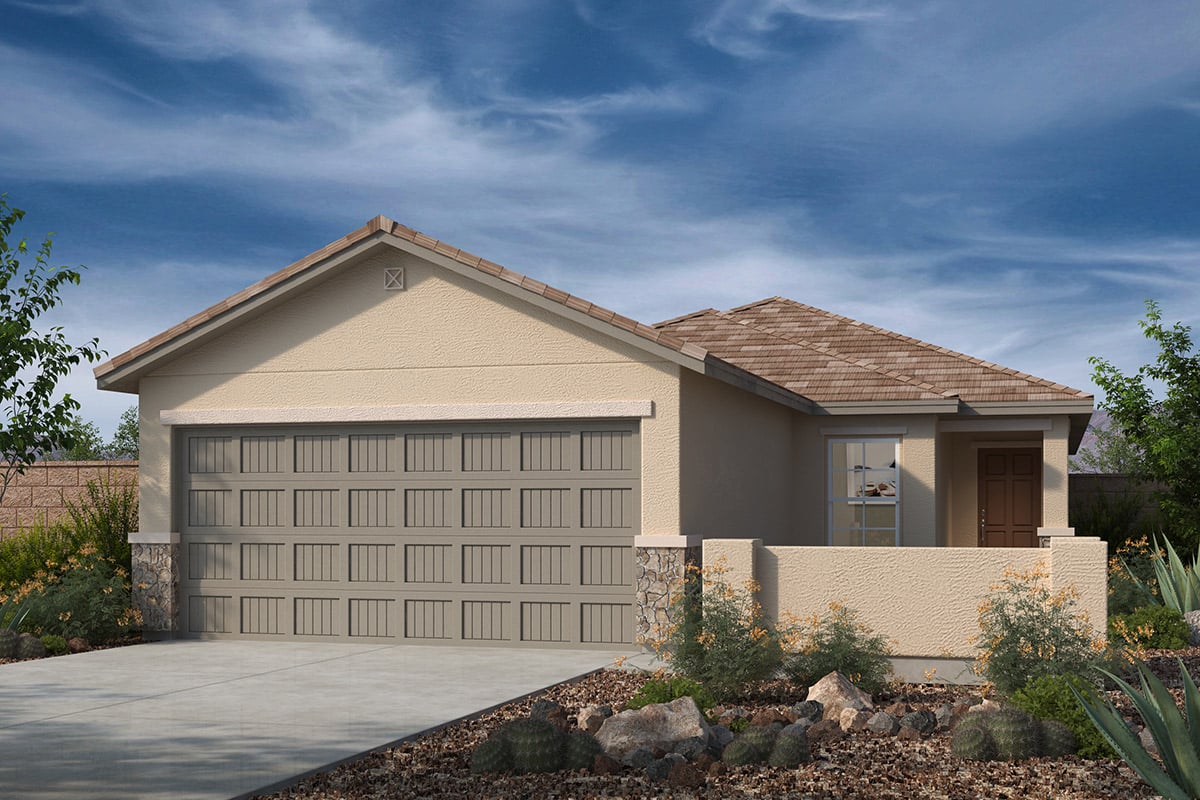 Exterior C with optional stone