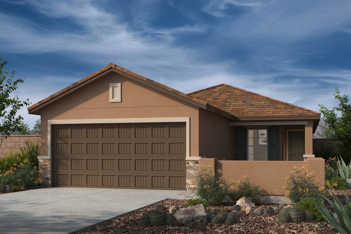 Exterior C with optional stone