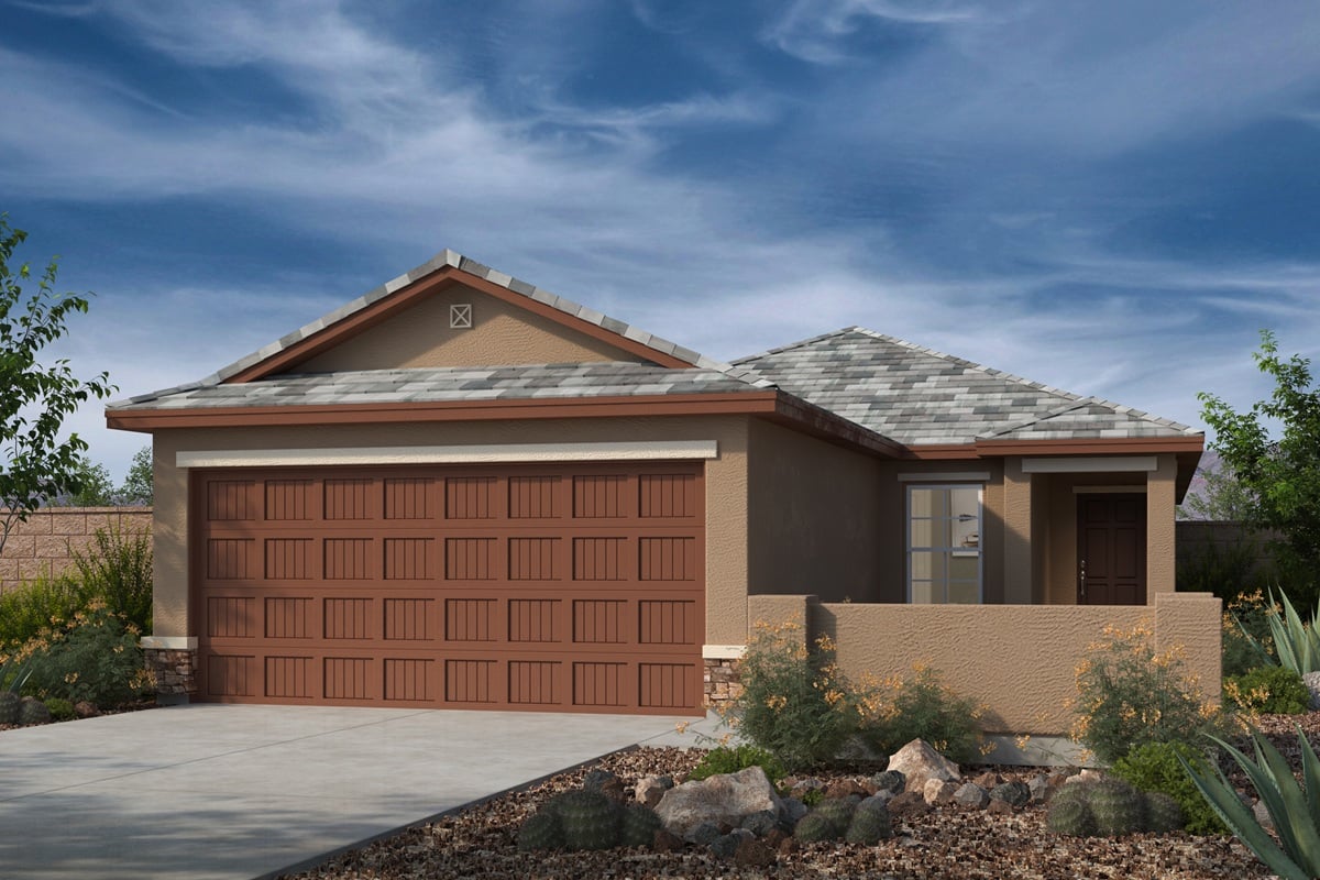 Exterior C with optional stone