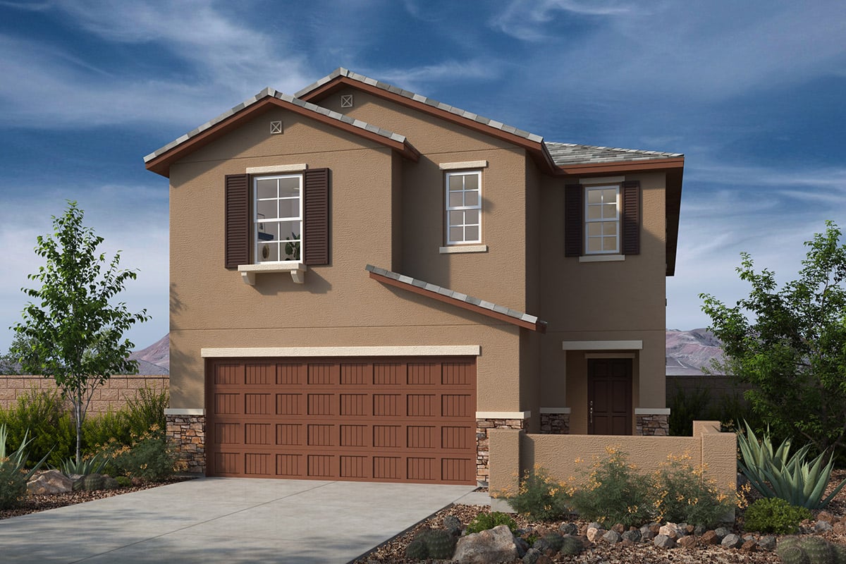 Exterior C with optional stone