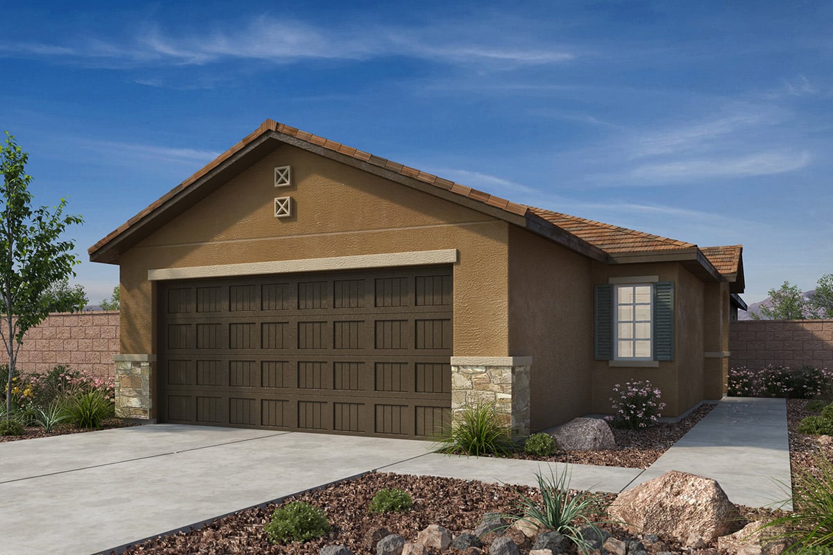 Exterior C with optional stone