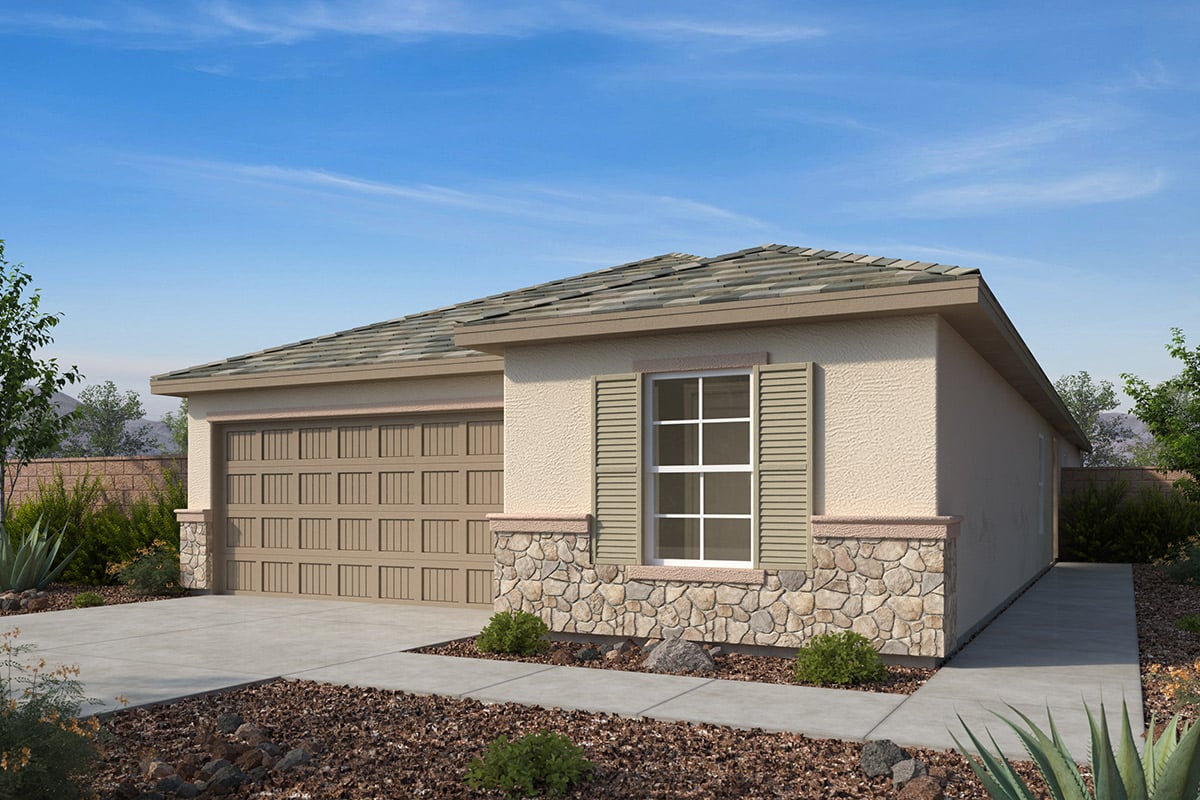 Exterior C with optional stone