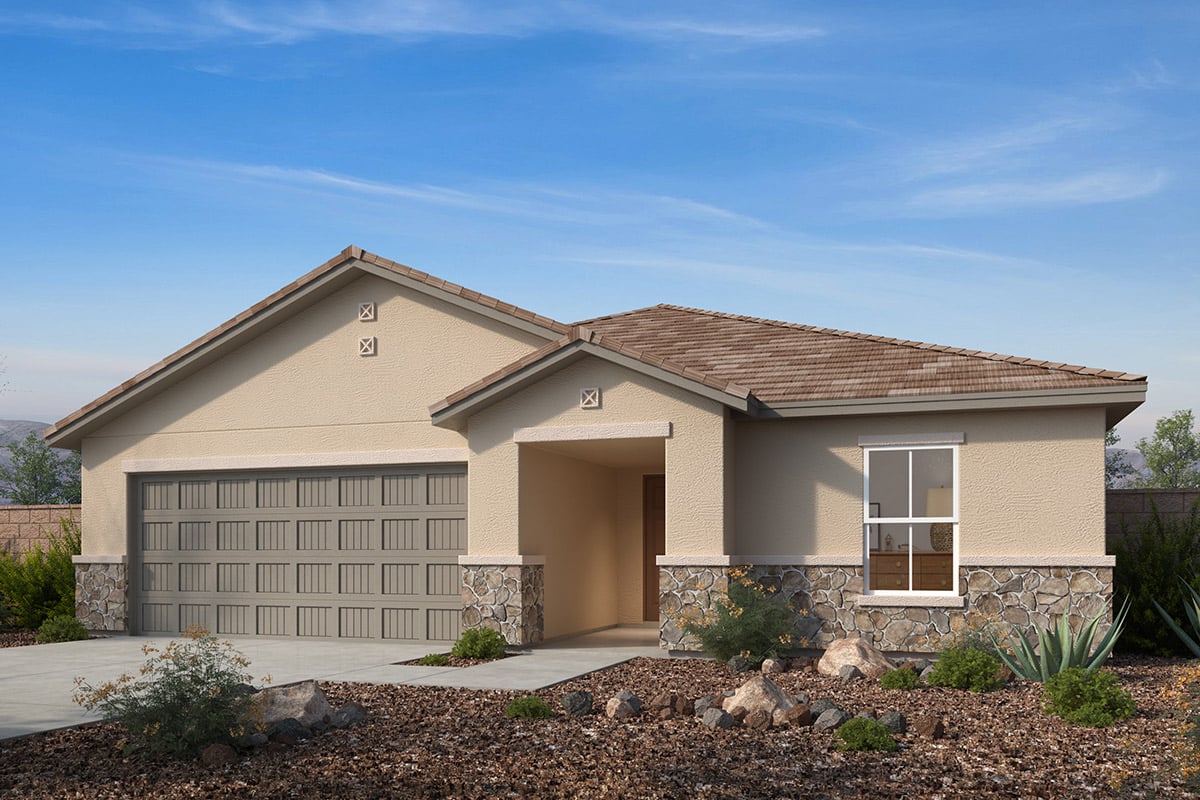 Exterior C with optional stone