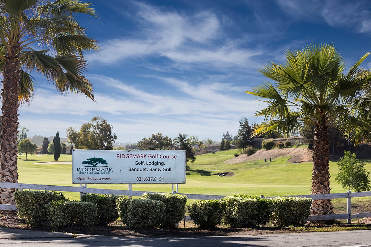 Golfing nearby at Ridgemark Golf Club & Resort