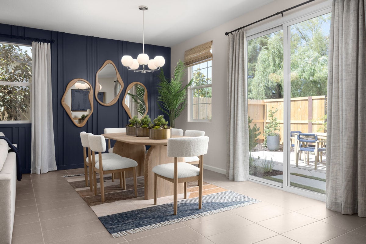 Spacious dining area 