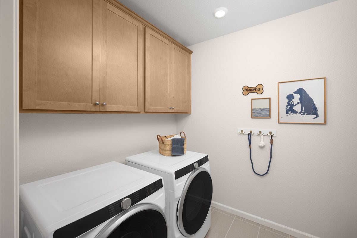 Dedicated laundry room 