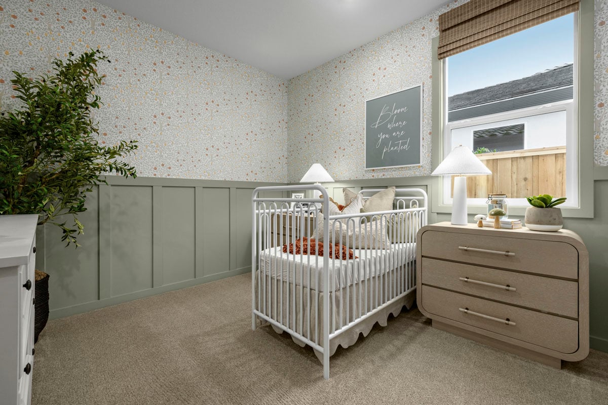 Spacious secondary bedrooms 