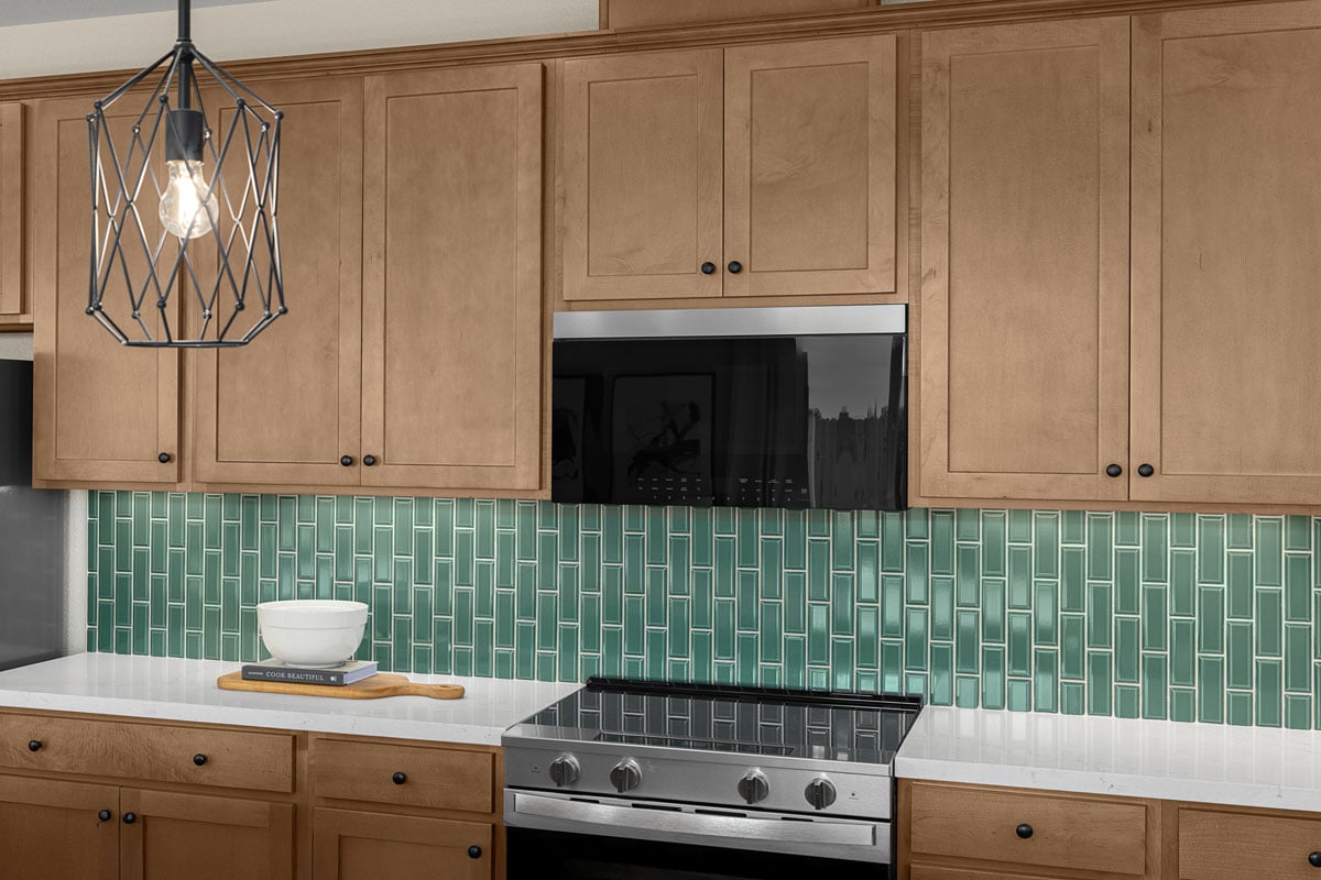 Designer kitchen backsplash