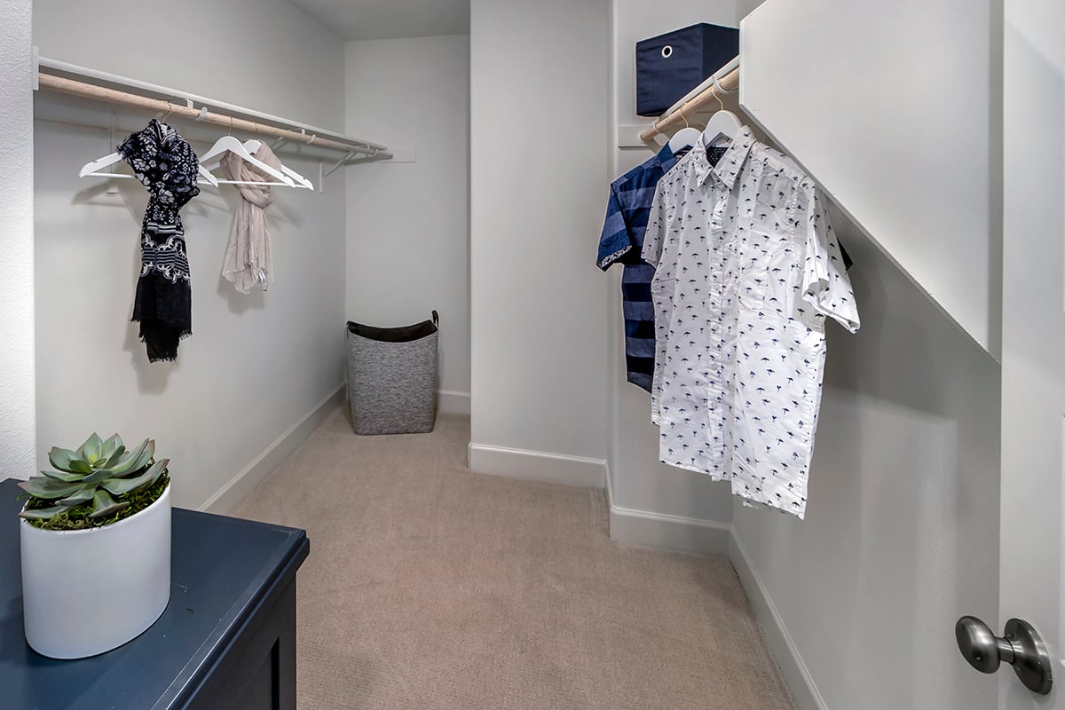 Walk-in closet at primary bedroom