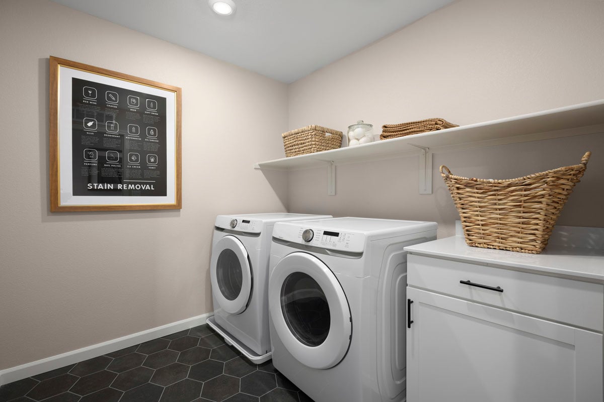Upstairs laundry room 