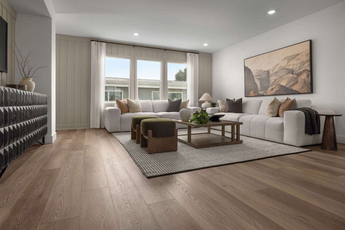 Upgraded luxury vinyl plank flooring