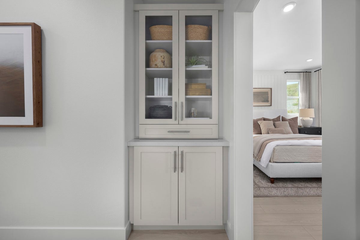 Curio cabinet on third floor