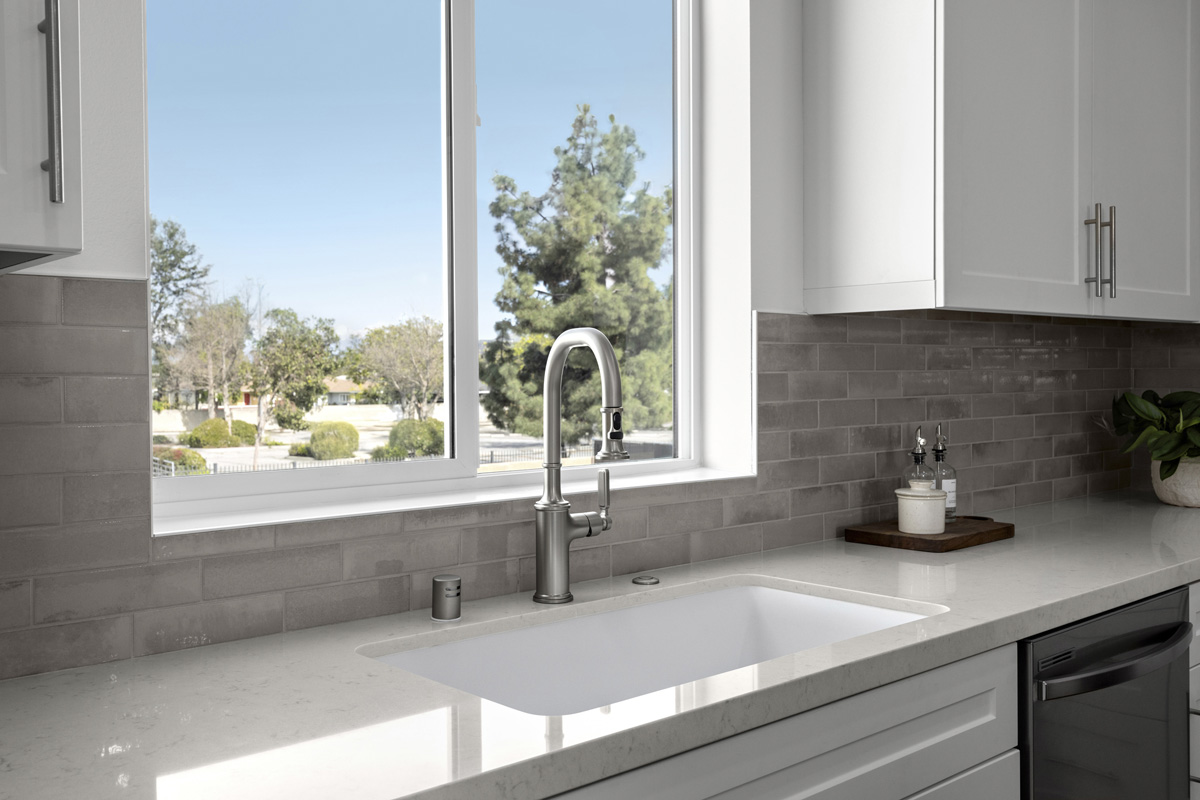 Upgraded kitchen faucet