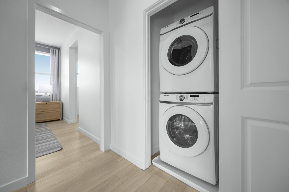 Washer and dryer unit