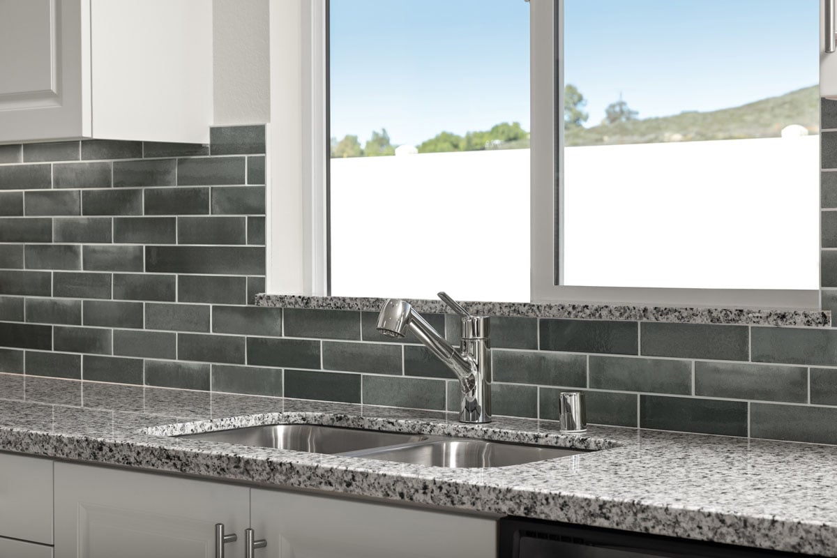 Granite countertops with optional backsplash