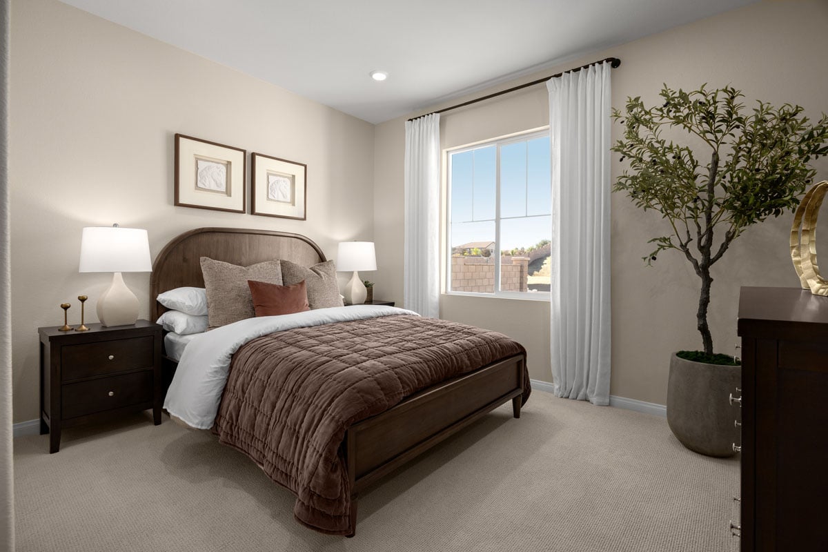 Spacious secondary bedrooms