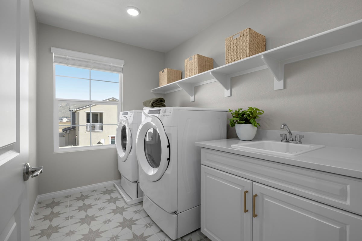 Optional laundry sink