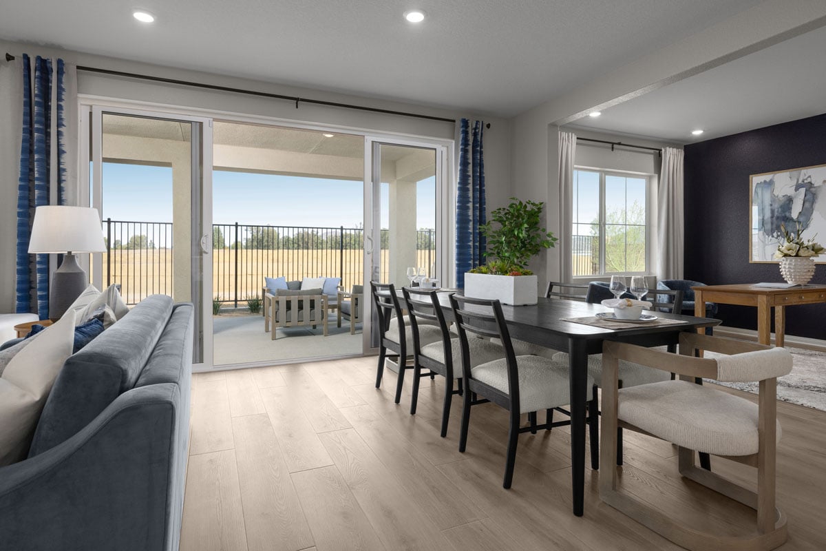 Optional quad doors at great room