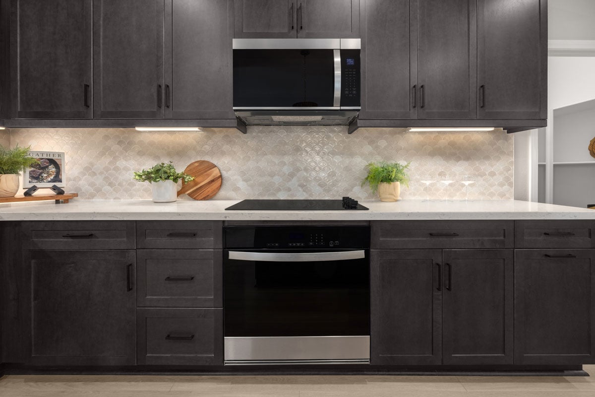 Optional built-in oven and range