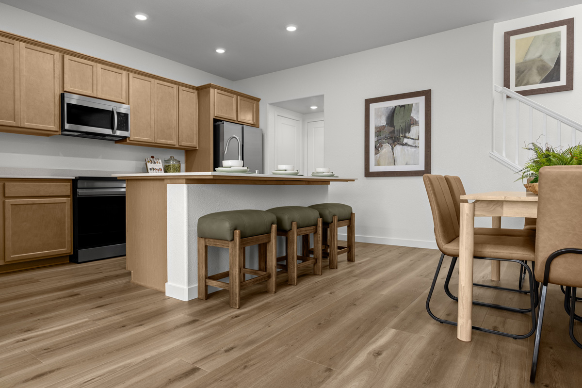 Luxury vinyl plank flooring