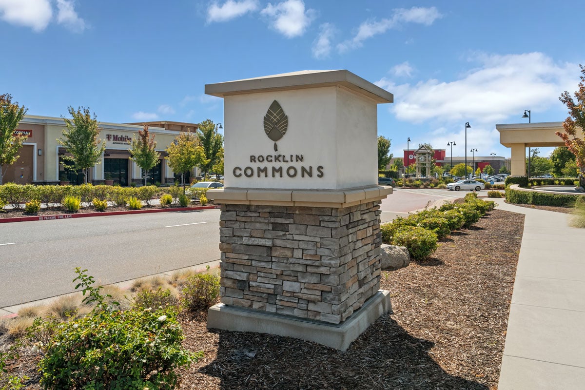 Close to shopping and dining at Rocklin Commons