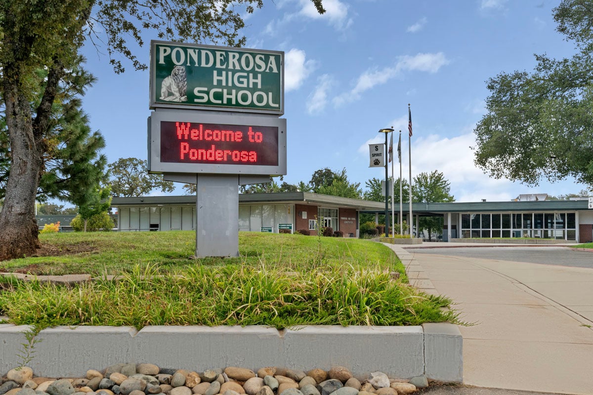 Close to Ponderosa High School