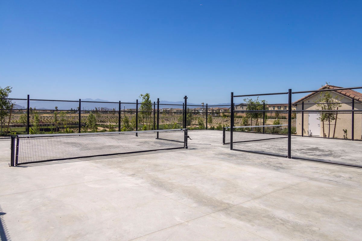 Community tennis courts