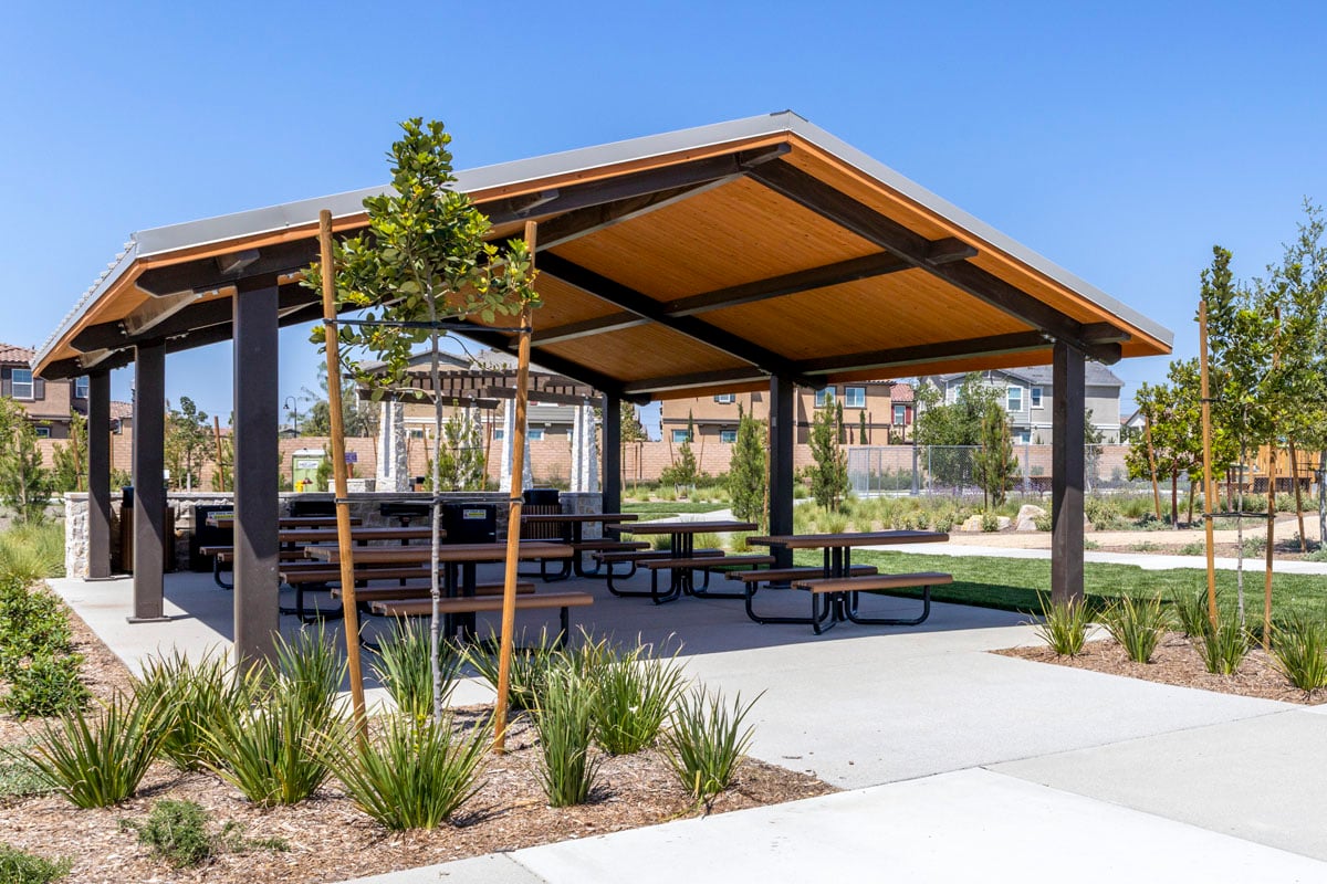 Community picnic area