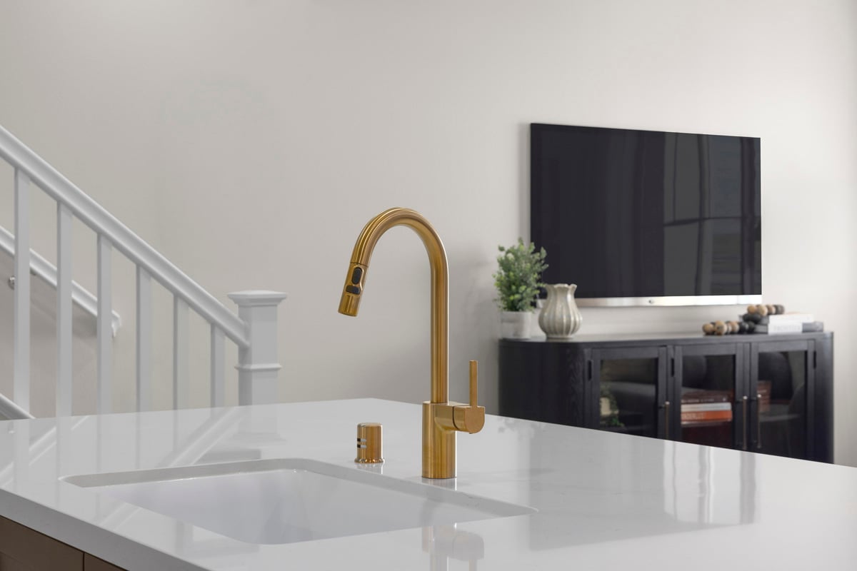 Optional kitchen faucet