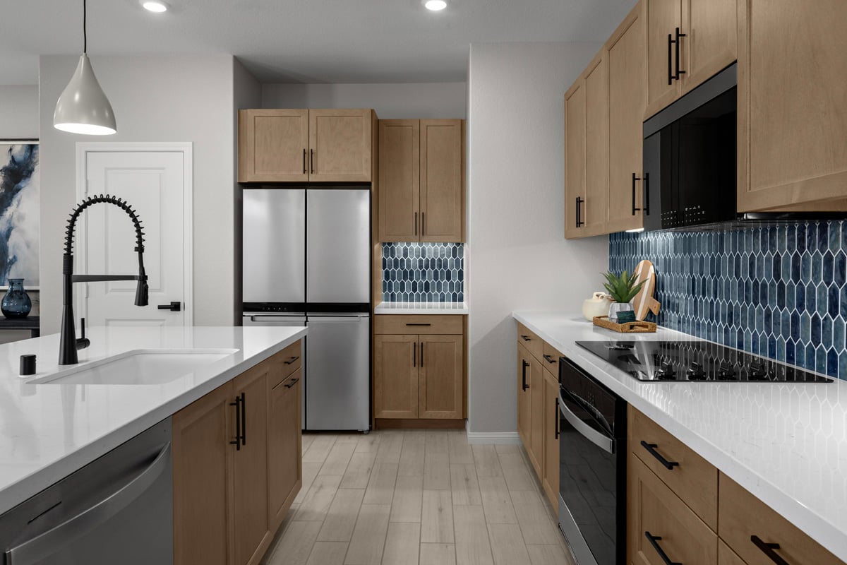 Optional built-in oven and cooktop