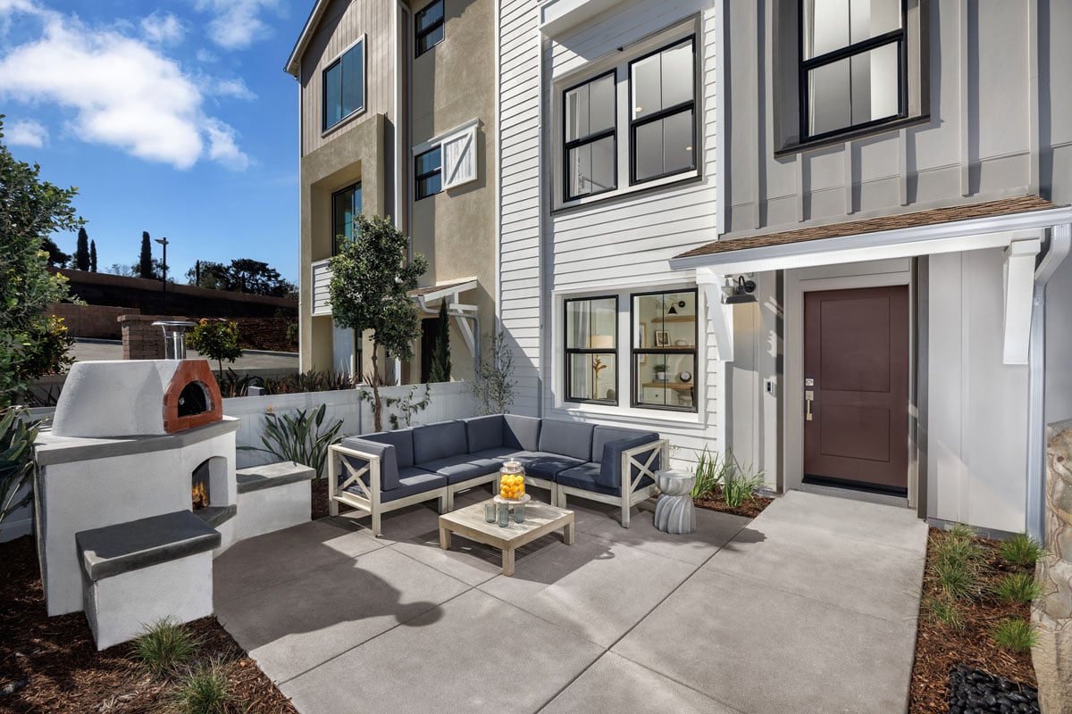 Enhanced front patio