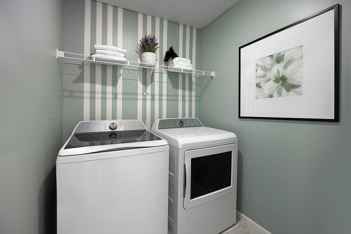 Dedicated laundry room