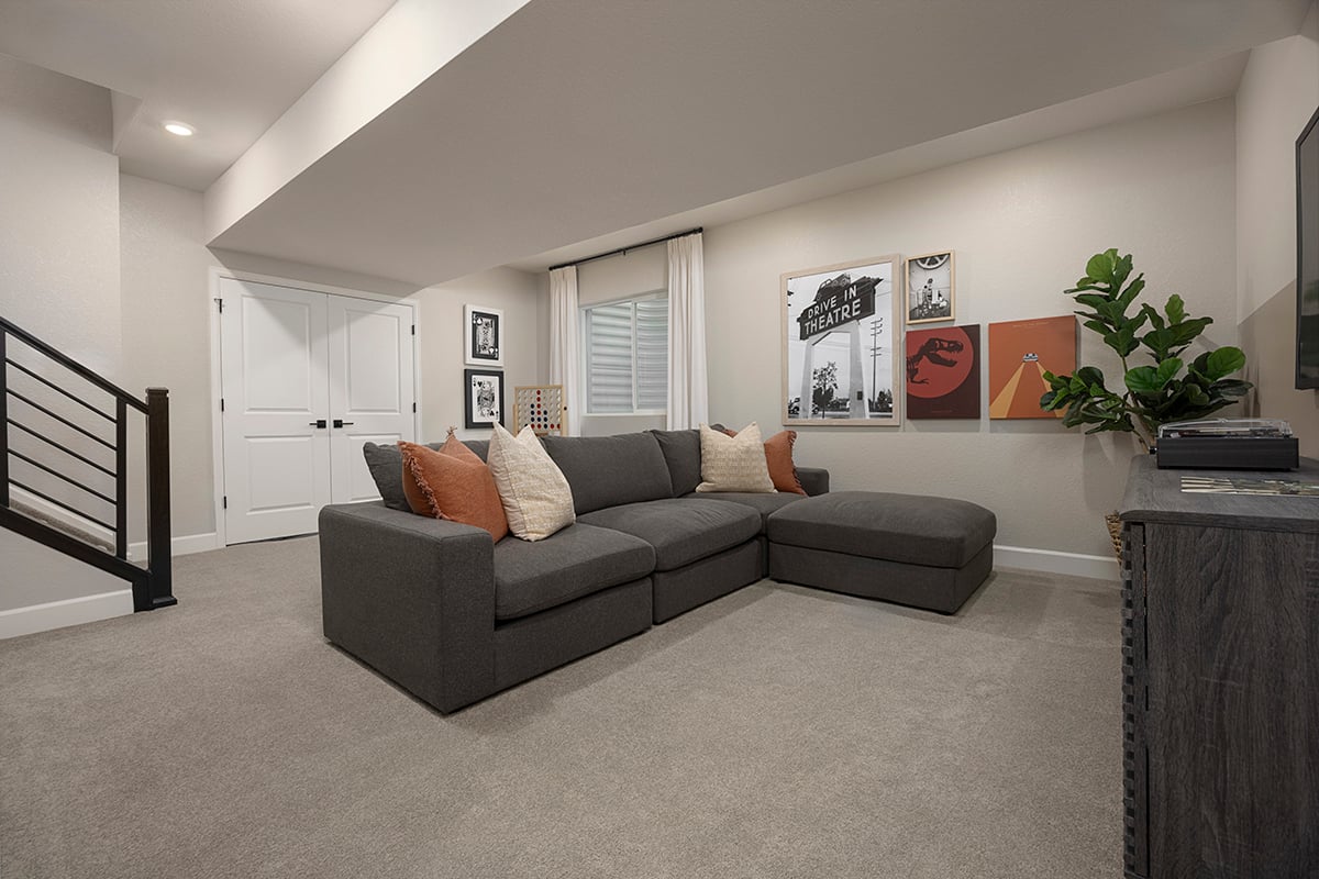 Basement recreation room