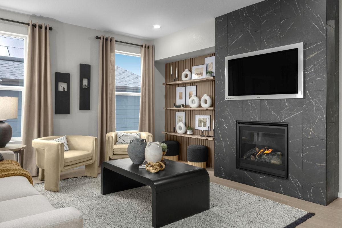 Fireplace at great room