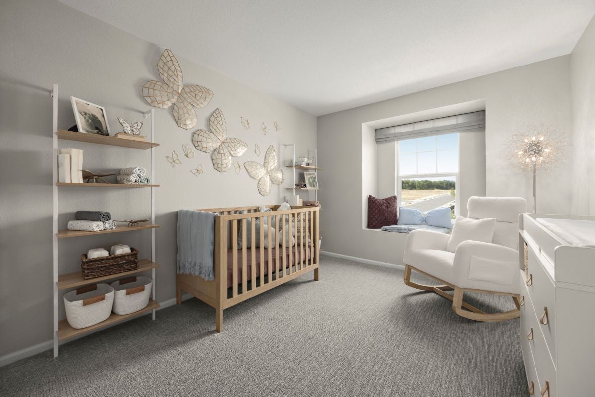 Spacious secondary bedrooms