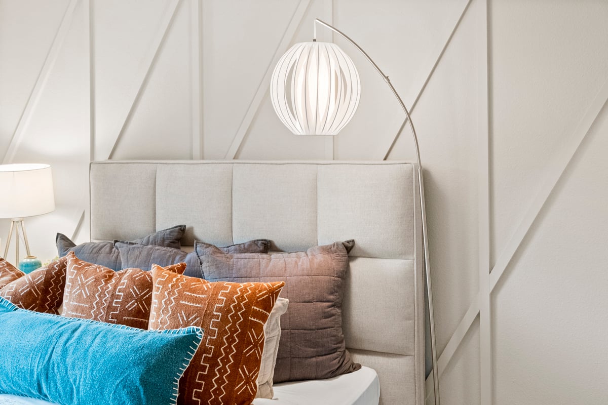 Spacious secondary bedrooms