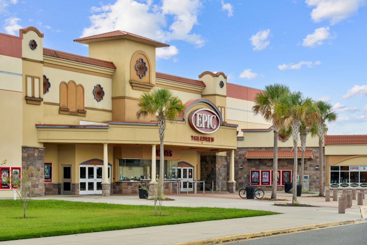 Just 16 minutes to Epic Theatres of St. Augustine
