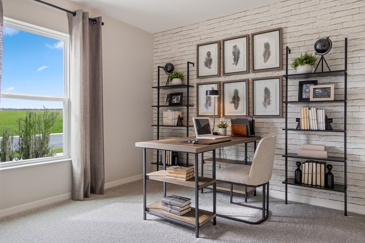 Spacious secondary bedrooms